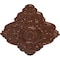 Ekena Millwork Ashford Ceiling Medallion, Hand-Painted Copper Penny, 42 3/4"W x 28 7/8"H x 1"P CM42X28ASCPS - alternate 2